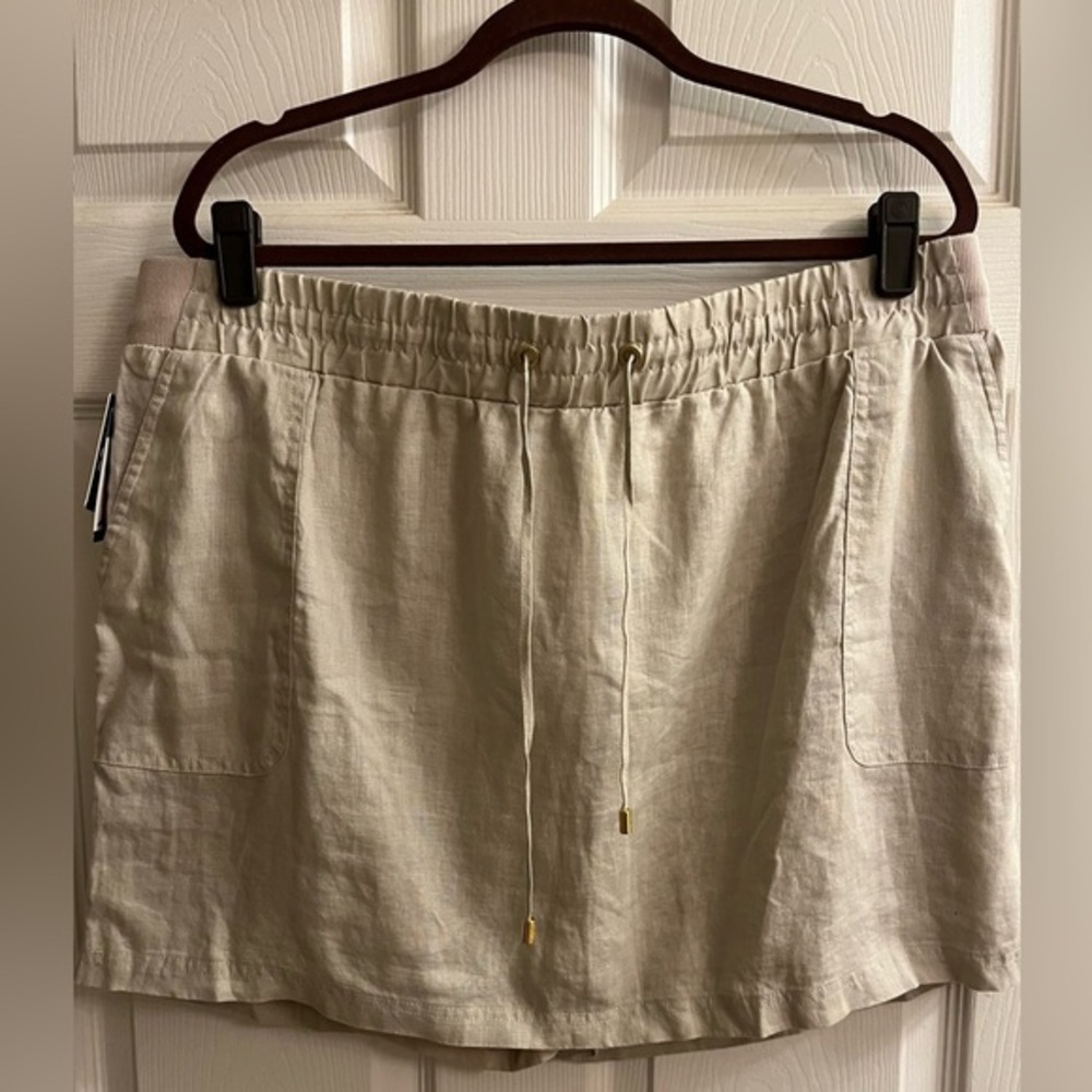 ELLEN TRACY~KHAKI SKORT~XXL~NWT